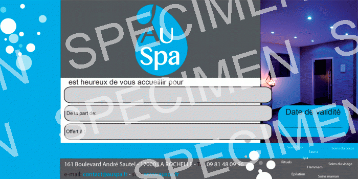 Carte cadeau Au Spa